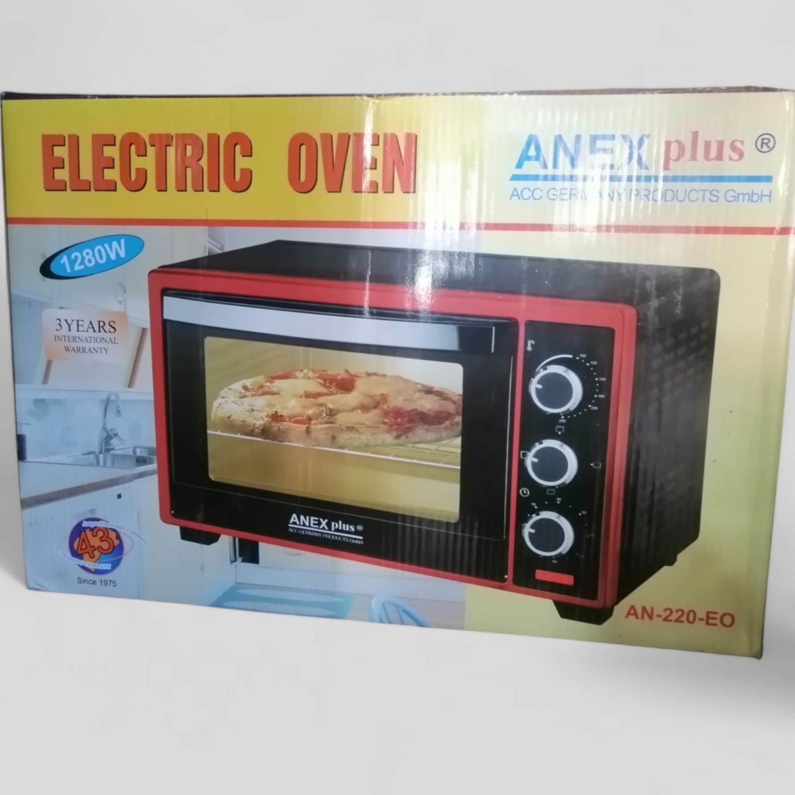 Anex Plus AN-220 Eclectic Oven / Banking Oven -1280W