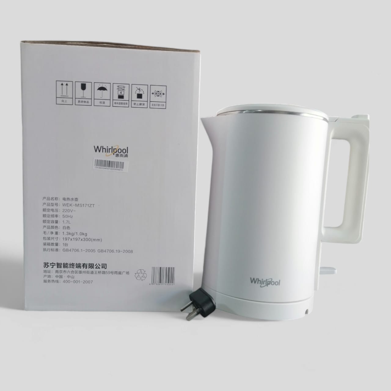 WHIRPOOL Electric Kettle 1.7L